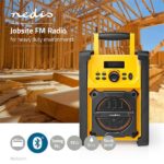 Nedis RDFM3100YW munka rádió, FM, bluetooth, rezgéscsillapítás, 15W, 20 FM állomás, 3,5 mm audióbemenet - Image 7