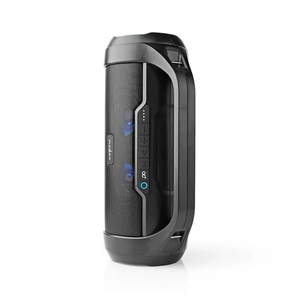 Nedis SPBB310BK akkumulátoros party boombox, 120W, Bluetooth, 10 m hatótávolság, USB, microSD , 6 óra vez nélkül - Image 3