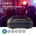 Nedis SPBB310BK akkumulátoros party boombox, 120W, Bluetooth, 10 m hatótávolság, USB, microSD , 6 óra vez nélkül - Image 4