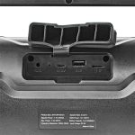 Nedis SPBB310BK akkumulátoros party boombox, 120W, Bluetooth, 10 m hatótávolság, USB, microSD , 6 óra vez nélkül - Image 5