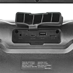 Nedis SPBB310BK akkumulátoros party boombox, 120W, Bluetooth, 10 m hatótávolság, USB, microSD , 6 óra vez nélkül - Image 5