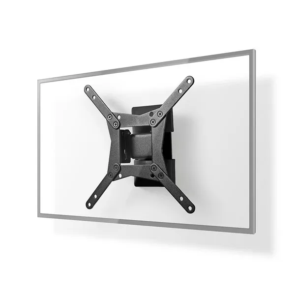 Nedis TVWM11BK LCD TV / monitor fali tartó konzol, 10 - 32 ", max. teherbírás: 30 kg, dönthető, forgatható - Image 6