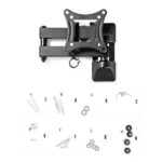 Nedis TVWM1510BK 13"-27"  LCD TV / monitor fali tartókonzol, maximum 15 kg, forgatható, dönthető, fekete - Image 5