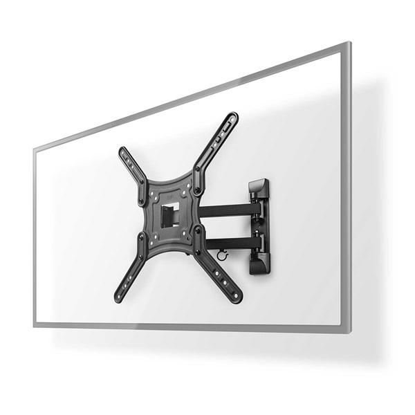 Nedis TVWM1530BK 23"-55"  LCD TV / monitor fali tartókonzol, maximum 30 kg, forgatható dönthető, 3 forgáspont - Image 1