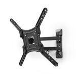 Nedis TVWM1530BK 23"-55"  LCD TV / monitor fali tartókonzol, maximum 30 kg, forgatható dönthető, 3 forgáspont - Image 2