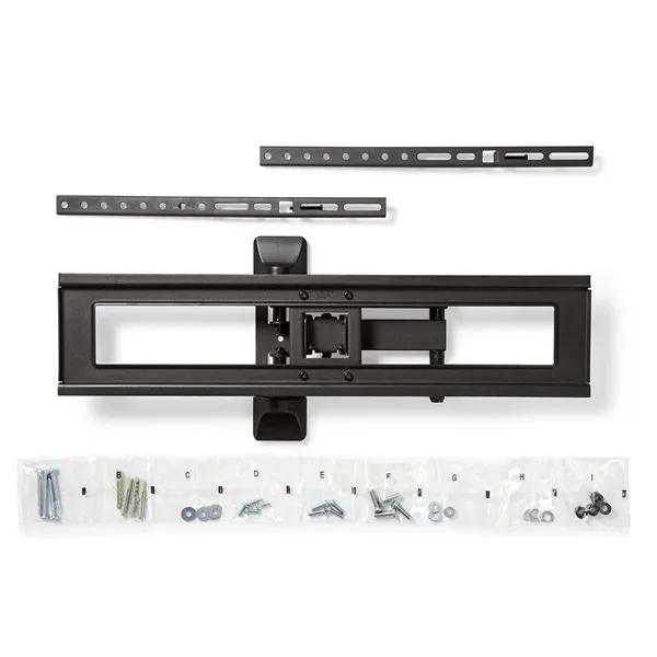 Nedis TVWM1550BK 37"-70 LCD TV / monitor fali tartókonzol, maximum 35 kg, dönthető és forgatható, acél, fekete - Image 4