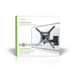 Nedis TVWM31BK 10 - 32 "  LCD TV / monitor fali tartó konzol, dönthető, forgatható, faltáv: 68 -370mm, 30kg - Image 8