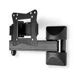 Nedis TVWM31BK 10 - 32 "  LCD TV / monitor fali tartó konzol, dönthető, forgatható, faltáv: 68 -370mm, 30kg - Image 7