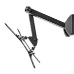 Nedis TVWM31BK 10 - 32 "  LCD TV / monitor fali tartó konzol, dönthető, forgatható, faltáv: 68 -370mm, 30kg - Image 5