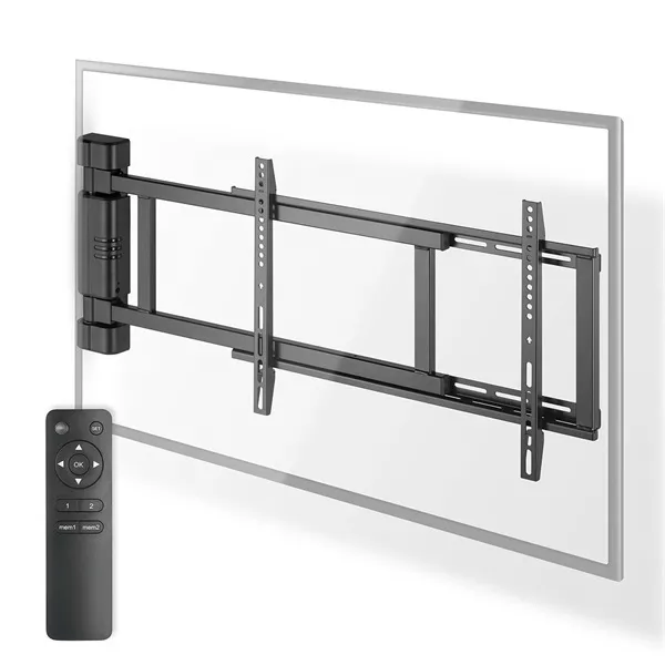 Nedis TVWM5860BK LCD TV / monitot motoros fali tartó konzol, 32-75", max. teherbírás 60 kg, faltáv:56mm, távirányító - Image 4