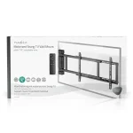 Nedis TVWM5860BK LCD TV / monitot motoros fali tartó konzol, 32-75", max. teherbírás 60 kg, faltáv:56mm, távirányító - Image 7