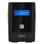 NJOY Szünetmentes  650VA - Cadu 650 (2 Schuko, line-interaktív, USB menedzsment, RJ11/45 vonalvédelem(1Gb/s), fekete)