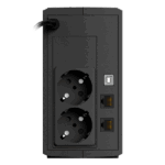 NJOY Szünetmentes  800VA - Keen 800 USB (2 Schuko, line-interaktív, USB menedzsment, RJ11/45 vonalvédelem, fekete) - Image 10