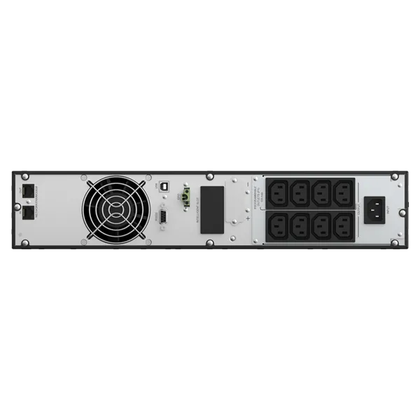 NJOY Szünetmentes Balder 1000, 1000VA, 1000W, Online rack (2U), LCD display - Image 2