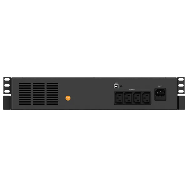 NJOY Szünetmentes 600VA - Code 600 (4 IEC C13, line-interaktív, USB menedzsment, szoftver, LCD kijelző, 2U rack) - Image 4