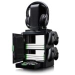 NUMSKULL XBOX Series Kiegészítő LED-világítású játéktartó szekrényes állvány - Image 2