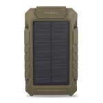 Nedis WCPBK80GN 8000mAh külső akku (powerbank) beépített napelem panellal, ideális vadkamerákhoz, 5V, 6V, 12V, IPX56