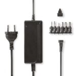 Nedis ACPA004 univerzális AC-DC tápegység, állítható 5V-15V, 36W, 2,4 - 3A, 6 cserélhető táp dugó