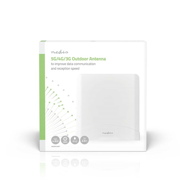 Nedis ANOR5G20WT Beltéri és kültéri antenna, 3G / 4G / 5G, 698 MHz -5000 MHz, Nyereség: 6 dB - Image 9