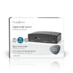 Nedis ASWI2514BK digitális audio kapcsoló 4x Toslink - Image 4