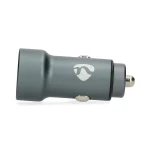 Nedis CCH1C1A48W szivargyújtós autós töltő, 48 W | 1,5 / 2,0 / 3,0 A, USB-A / USB-C, automatikus feszültségválasztás - Image 2