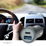 Nedis CCH1C1A48W szivargyújtós autós töltő, 48 W | 1,5 / 2,0 / 3,0 A, USB-A / USB-C, automatikus feszültségválasztás - Image 7