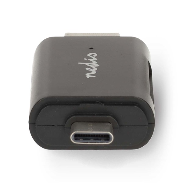 Nedis CRDRU2110BK USB2.0 - USBC kártyaolvasó microSD (TF) / microSDHC (TF) / microSDXC (TF) / SD / SDHC / SDXC - Image 3