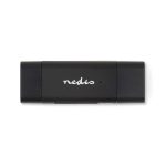 Nedis CRDRU2110BK USB2.0 - USBC kártyaolvasó microSD (TF) / microSDHC (TF) / microSDXC (TF) / SD / SDHC / SDXC - Image 4