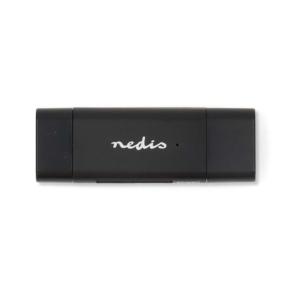 Nedis CRDRU2110BK USB2.0 - USBC kártyaolvasó microSD (TF) / microSDHC (TF) / microSDXC (TF) / SD / SDHC / SDXC - Image 4