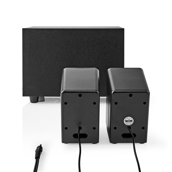 Nedis CSPR10021BK PC (hangfal) hangszóró 2.1, 33 W, 3,5mm sztereo jack - Image 3