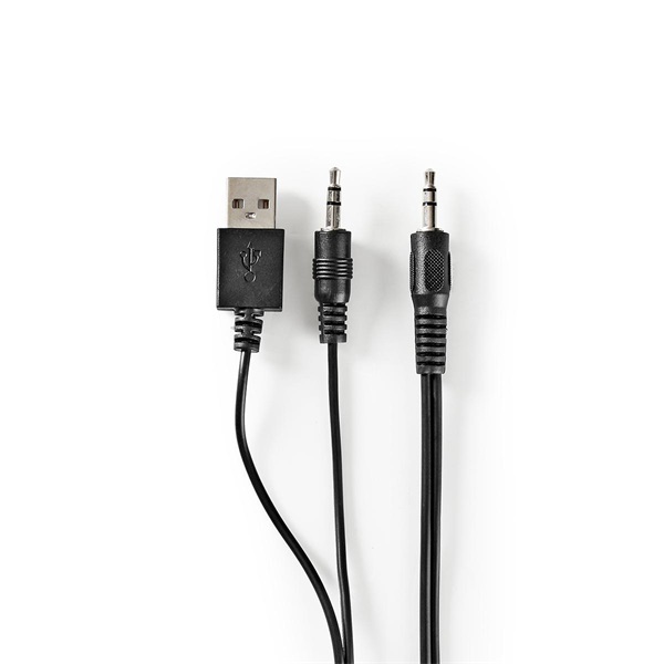 Nedis CSPR10021BK PC (hangfal) hangszóró 2.1, 33 W, 3,5mm sztereo jack - Image 4