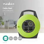 Nedis PECCR10UFGN kábeldob 10m - Image 5