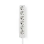 Nedis ESOC630F1WT 6 aljzatos elosztó, 3 m, 3680 W, 16 A, fehér