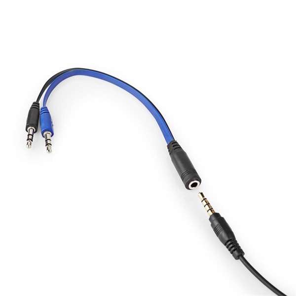 Nedis GCK51110BKUS gamer 5 az 1-ben készlet, Angol Billentyűzet, Headset, Egér, Egérpad és adapter kábel, QWERTY - Image 2