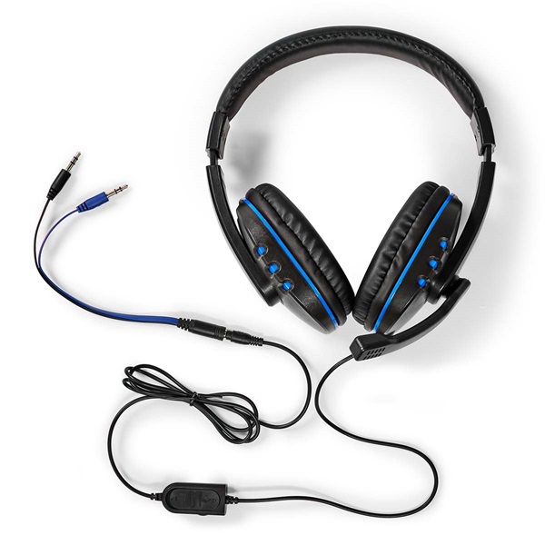 Nedis GCK51110BKUS gamer 5 az 1-ben készlet, Angol Billentyűzet, Headset, Egér, Egérpad és adapter kábel, QWERTY - Image 6