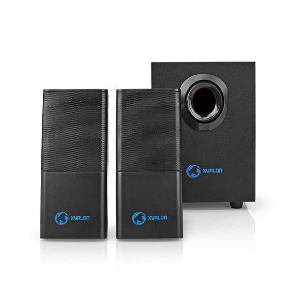 Nedis GSPR10021BK aktív gamer hangszóró 2.1, USB tápellátás, 3,5 mm jack, 30 W, Hangerőszabályozó - Image 1