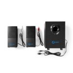 Nedis GSPR10021BK aktív gamer hangszóró 2.1, USB tápellátás, 3,5 mm jack, 30 W, Hangerőszabályozó - Image 6