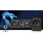 Nedis GSPR21022BK gamer hangszóró készlet, csatornák: 2.2, USB tápellátás, 3,5 mm jack, 48 W, LED, hangerőszabályozó - Image 15