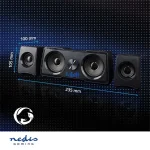 Nedis GSPR21022BK gamer hangszóró készlet, csatornák: 2.2, USB tápellátás, 3,5 mm jack, 48 W, LED, hangerőszabályozó - Image 9