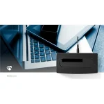 Nedis HDDUSB3210BK HDD / SSD dokkoló, USB 3.2 Gen1, USB Type-A, 2 fiókos,  2,5 / 3,5", USB 3.2 Gen1 - Image 12