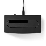 Nedis HDDUSB3210BK HDD / SSD dokkoló, USB 3.2 Gen1, USB Type-A, 2 fiókos,  2,5 / 3,5", USB 3.2 Gen1 - Image 4