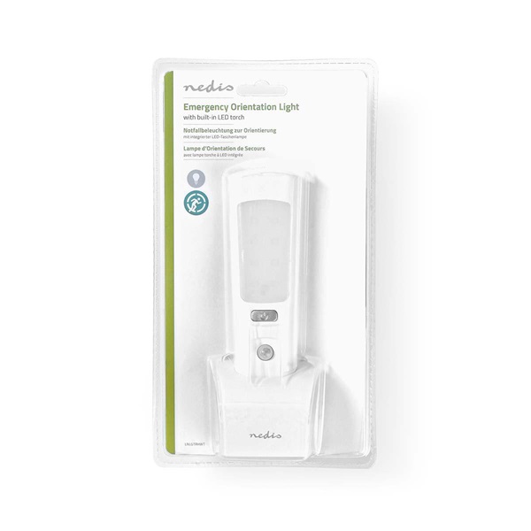 Nedis LNLGTRHWT akkumulátoros 2 az 1-ben LED elemlámpa, éjszakai irányfény, mozgásérzékelős - Image 4
