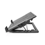 Nedis NBCR200BK notebook hűtő, 14 - 18", 2 X 140mm ventilátor, LED, 1200 rpm - Image 2