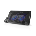 Nedis NBCR200BK notebook hűtő, 14 - 18", 2 X 140mm ventilátor, LED, 1200 rpm