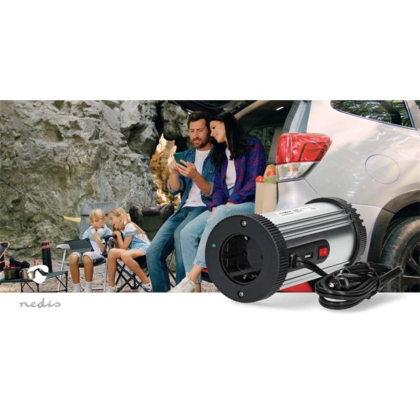 Nedis PIM15012FGY 12V DC - 230V AC inverter, 150W, csatlakozás: szivargyújtós - Image 6