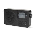 Nedis RDFM2225BK hordozható FM rádió, digitális hangolás, Bluetooth, Fejhallgató kimenet, Ébresztőóra, akkumulátor - Image 4