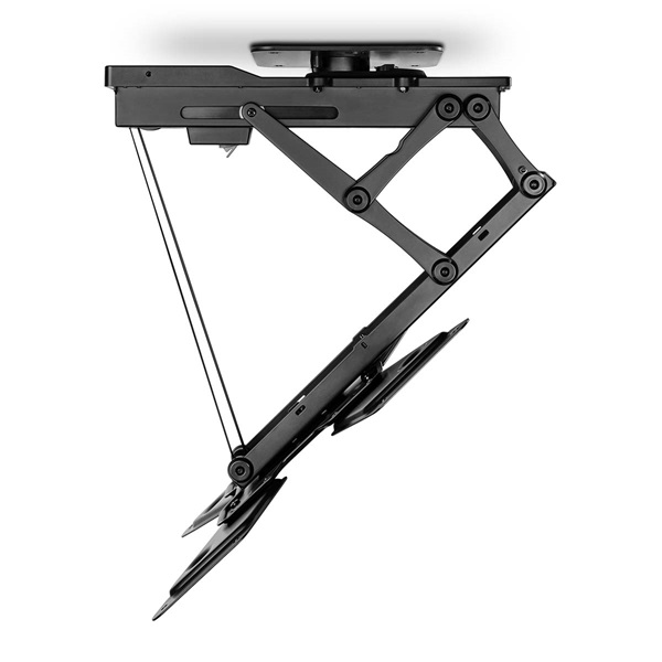 Nedis TVCM5850BK motoros mennyezeti / plafon TV / monitor állvány/tartó konzol, 23-65", dönthető, forgatható, WIFI, 30kg - Image 2