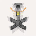 Nedis TVCM5850BK motoros mennyezeti / plafon TV / monitor állvány/tartó konzol, 23-65", dönthető, forgatható, WIFI, 30kg - Image 5