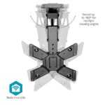 Nedis TVCM5850BK motoros mennyezeti / plafon TV / monitor állvány/tartó konzol, 23-65", dönthető, forgatható, WIFI, 30kg - Image 7