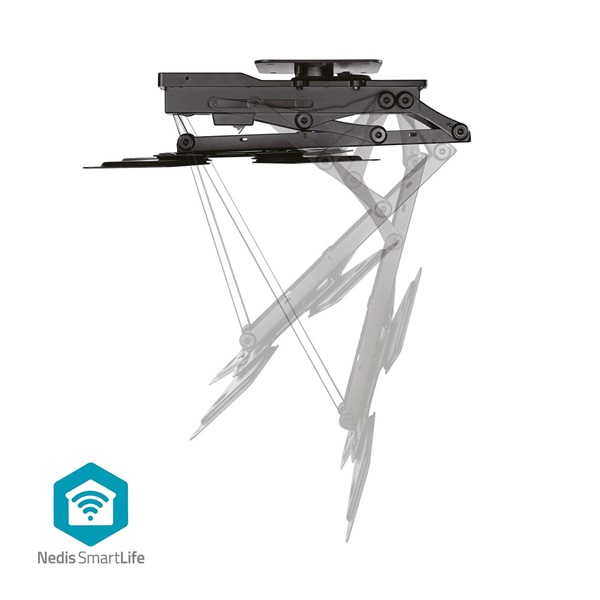 Nedis TVCM5850BK motoros mennyezeti / plafon TV / monitor állvány/tartó konzol, 23-65", dönthető, forgatható, WIFI, 30kg - Image 8